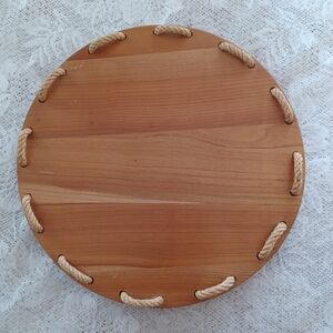 VINTAGE OLIV-ART MADE IN SPAIN TRIVET/PLANT HOLDER/SERVING TRAY 11.75" (D)